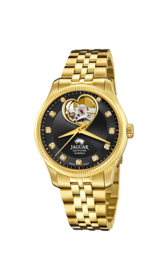 Zwarte Dames zwitsers horloge JAGUAR CŒUR. J996/2
