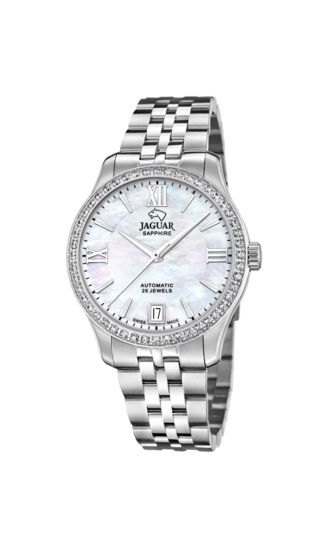 Relógio feminino JAGUAR HÉRITAGE de cor branca. J997/1