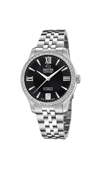 Relógio feminino JAGUAR HÉRITAGE de cor preta. J997/2