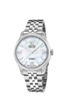 Relógio feminino JAGUAR HÉRITAGE de cor branco madrepérola. J1000/1