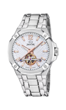 Witte Heren zwitsers horloge JAGUAR AUTOMATIC BALANCIER. J1007/1