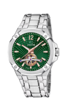 Groene Heren zwitsers horloge JAGUAR AUTOMATIC BALANCIER. J1007/3
