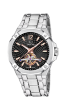 Zwarte Heren zwitsers horloge JAGUAR AUTOMATIC BALANCIER. J1007/4