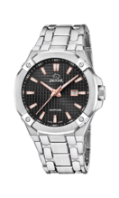 Zwarte Heren zwitsers horloge JAGUAR DIPLOMATIC. J1009/4