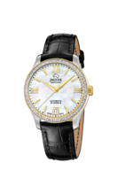 Relógio feminino JAGUAR HÉRITAGE de cor branco madrepérola. J998/A