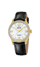 Relógio feminino JAGUAR HÉRITAGE de cor branco madrepérola. J999/A
