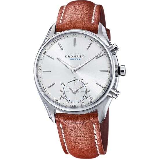Reloj Kronaby Sekel S3781/4 Gris Correa De Piel, Hombre