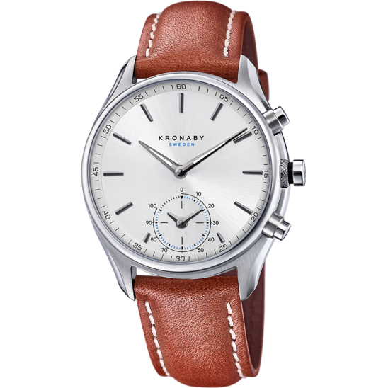 Reloj Kronaby Sekel S3781/5 Gris Correa De Piel, Hombre