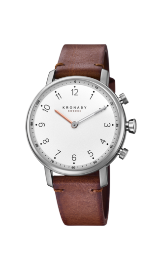 KRONABY NORD S0711/1 ARGENT, CUIR, FEMME