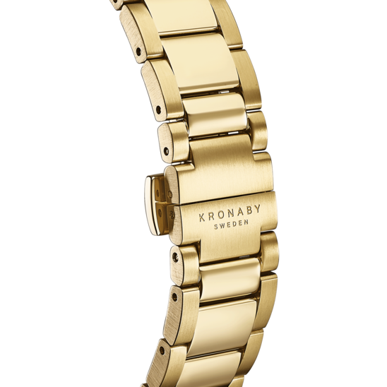 MONTRE KRONABY S2447/1 BLANC, BRACELET D’ ACIER INOXYDABLE, FEMME