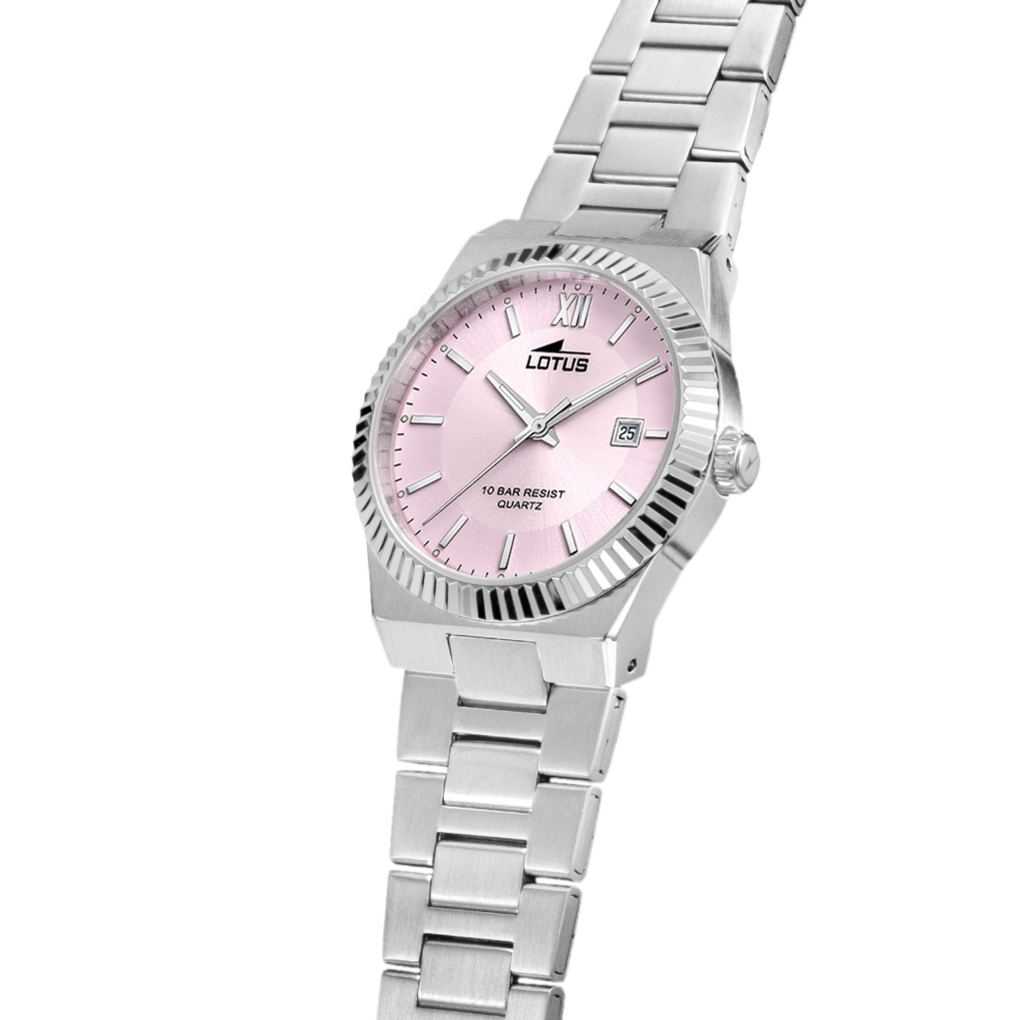 Lotus Women's Analogue Quartz Watch with Stainless Steel Strap