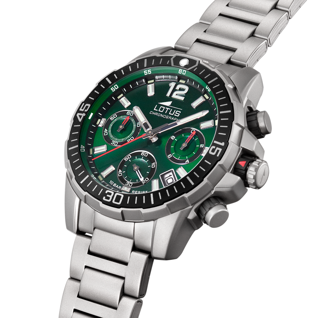 Chronograph Uhren Von Lotus LOTUS HERREN UHR 18700/3 EDELSTAHL ARMBAND