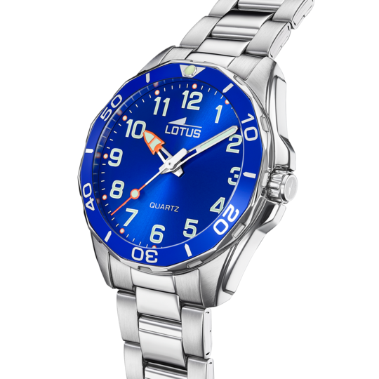 LOTUS KIDS'S BLUE JUNIOR COLLECTION 316L STAINLESS STEEL WATCH BRACELET 18860/1