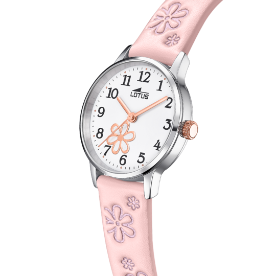 LOTUS KIDS'S WHITE JUNIOR COLLECTION LEATHER WATCH BRACELET 18863/2