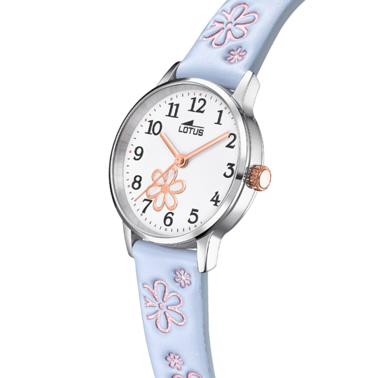 LOTUS KIDS'S WHITE JUNIOR COLLECTION LEATHER WATCH BRACELET 18863/3