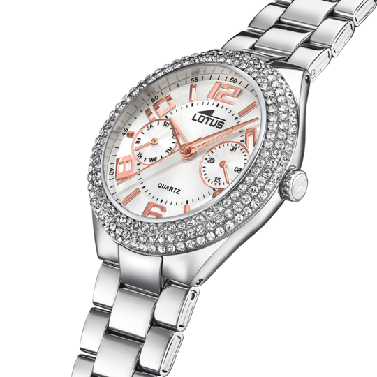 OROLOGIO LOTUS BLISS 18918/1 GREY SILVER DONNA