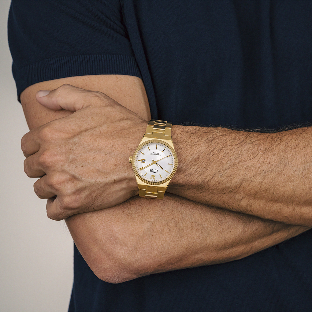 RELÓGIO LOTUS 18837/1 PRATA CINZA PULSERA DE DE AÇO INOXIDÁVEL, HOMEM