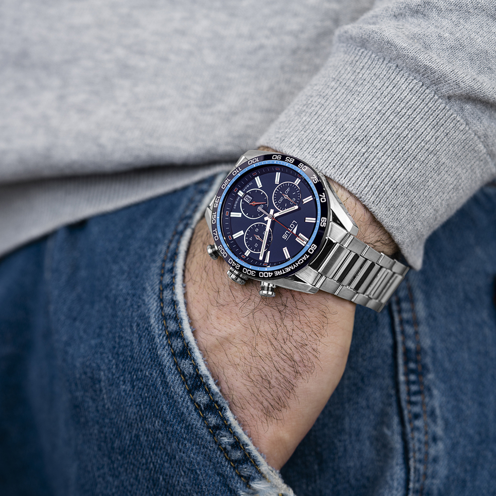 RELOJ DE HOMBRE LOTUS CHRONO CON ESFERA AZUL 18916/4