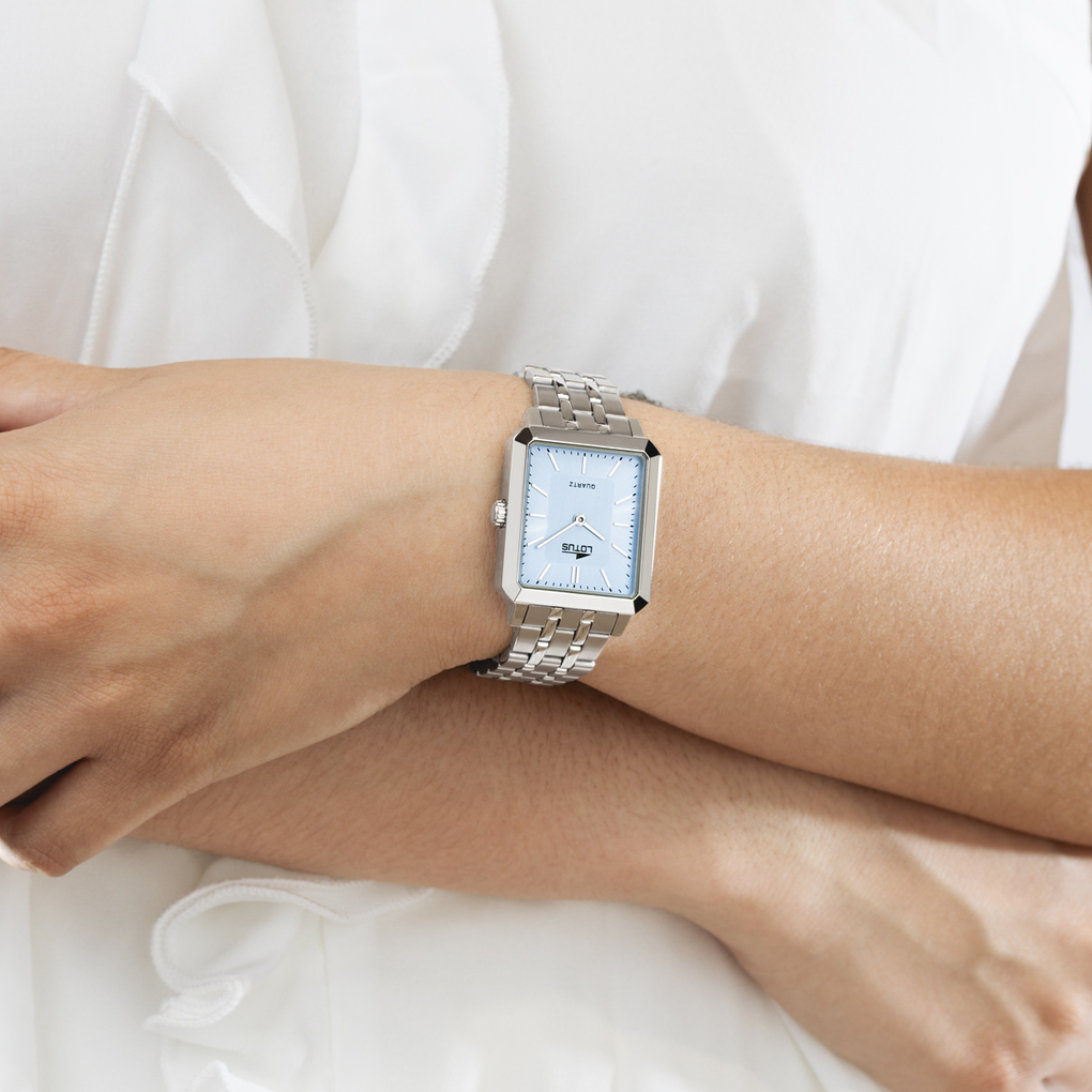 Orologio da donna Square Series argento con bracciale in acciaio 18986/3