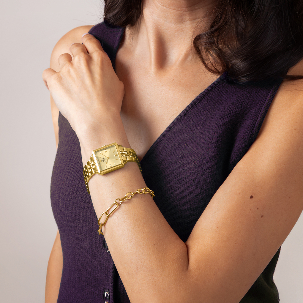 DAMENUHR LOTUS 2GETHER 19011/2 MIT CHAMPAGNER-ZIFFERBLATT UND