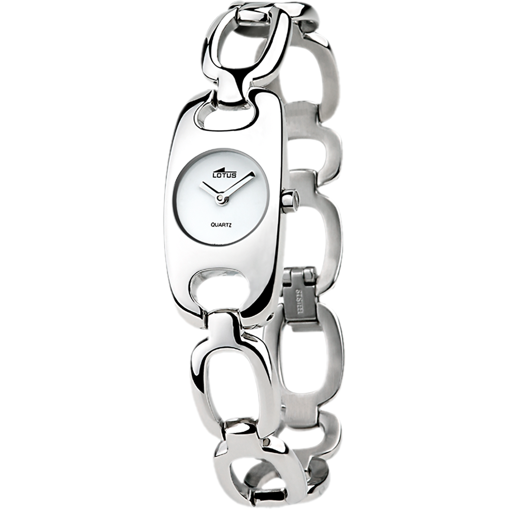 RELOJ LOTUS 15287/1 BLANCO CORREA DE ACERO INOXIDABLE 316L, MUJER