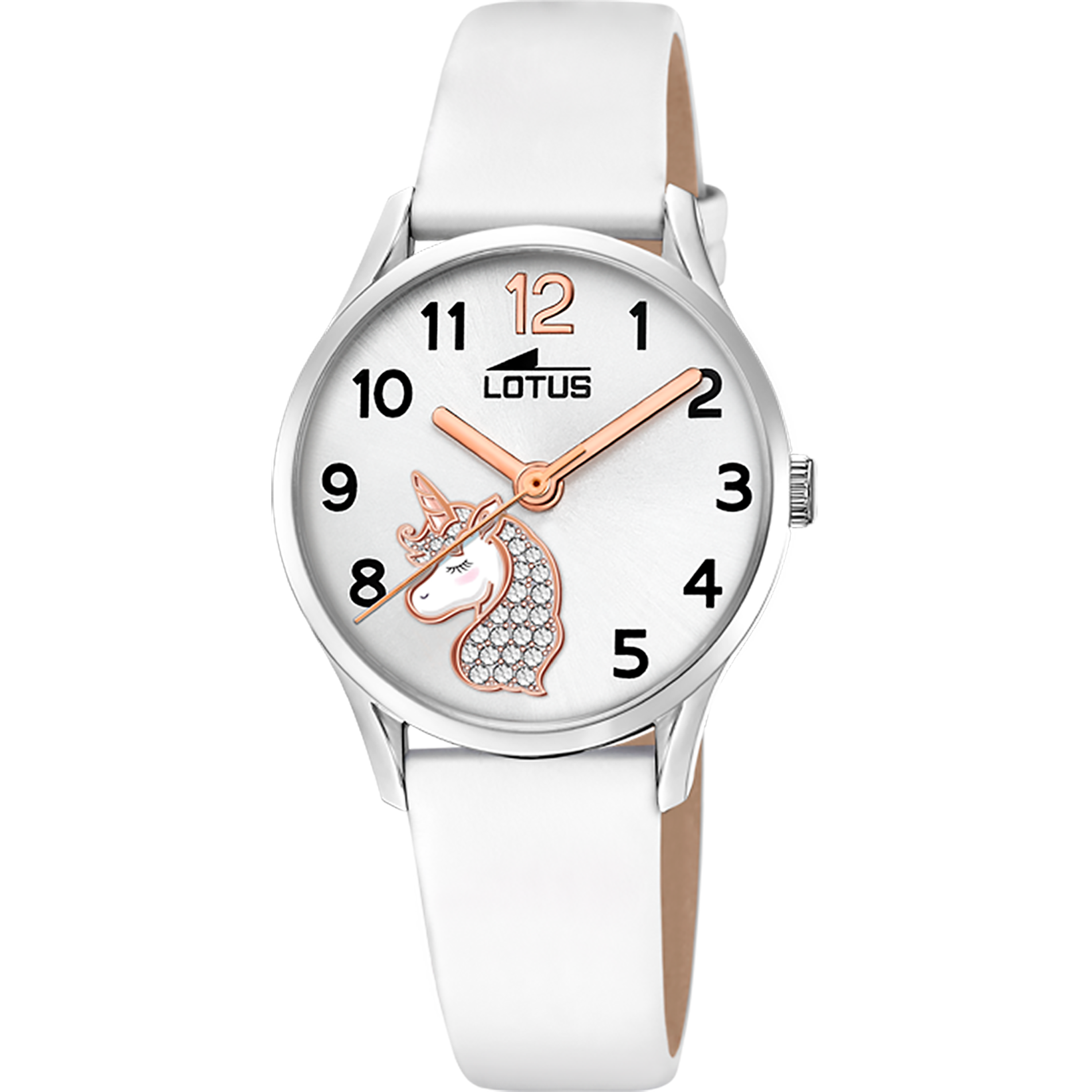 MONTRE LOTUS JUNIOR COLLECTION 18406/K BLANC, BRACELET D' CUIR