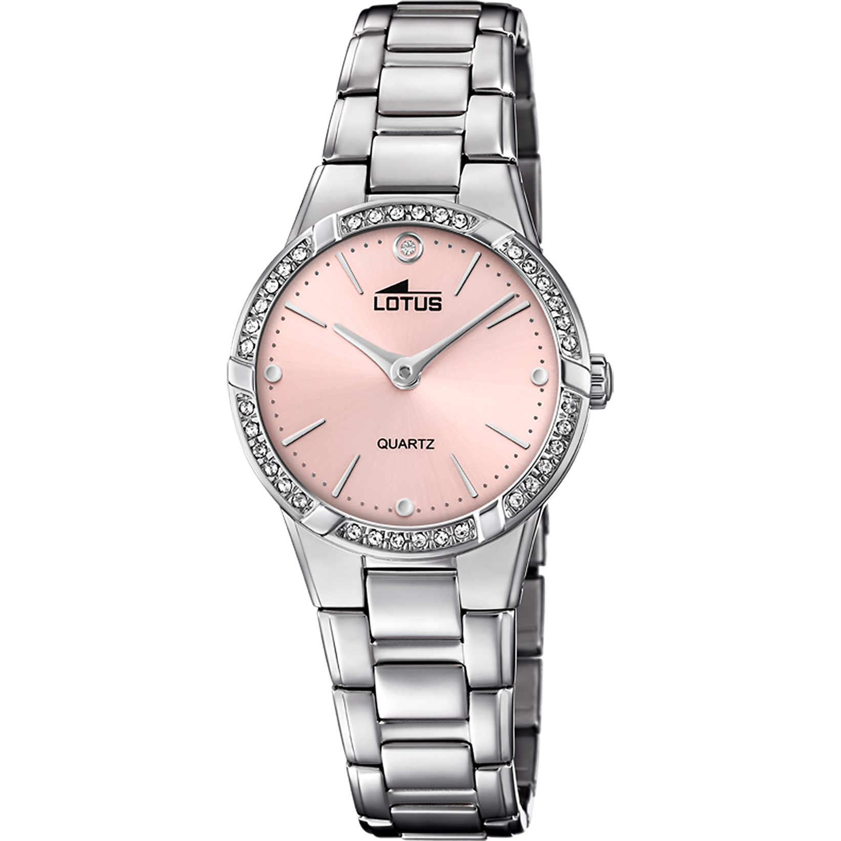 RELOJ LOTUS 18454/3 ROSA CORREA DE ACERO INOXIDABLE 316L, MUJER