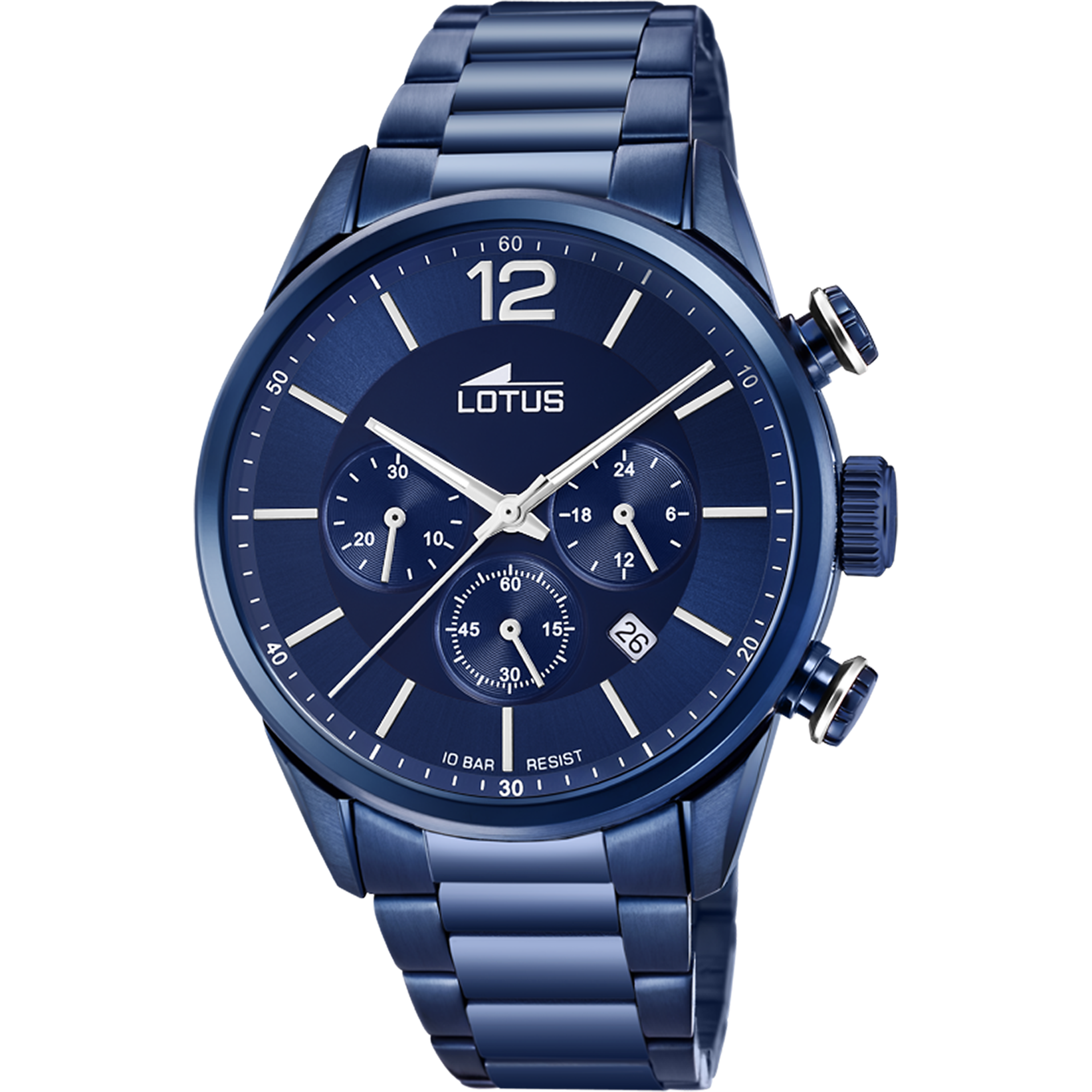 LOTUS RELOJ LOTUS MINIMALIST AZUL CORREA DE ACERO, HOMBRE - Moments Relojes  y Joyas