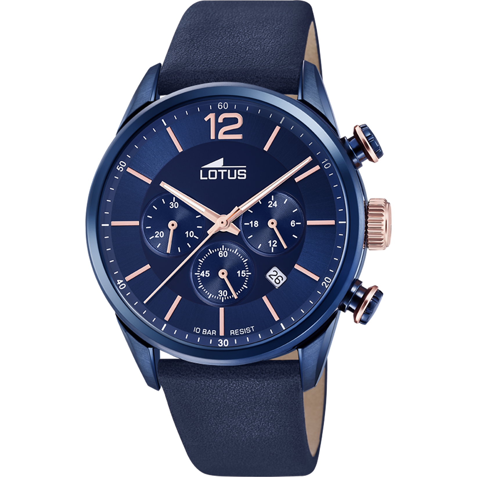 Reloj Lotus hombre cronógrafo azul 18681/2