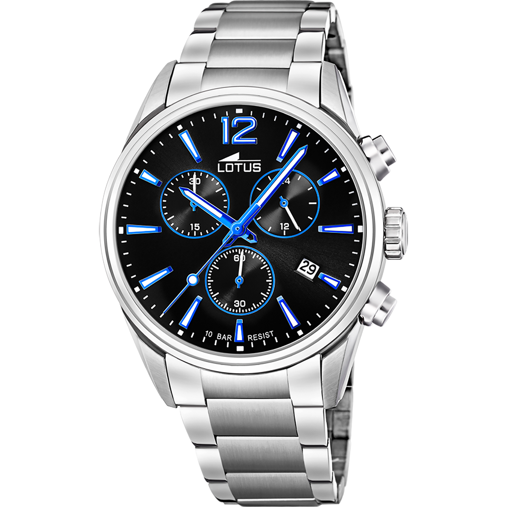 LOTUS✧EARTH✧新しい宇宙✧オルゴナイト✧セット RELOJ DE HOMBRE LOTUS CHRONO CON ESFERA NEGRA 18690/6