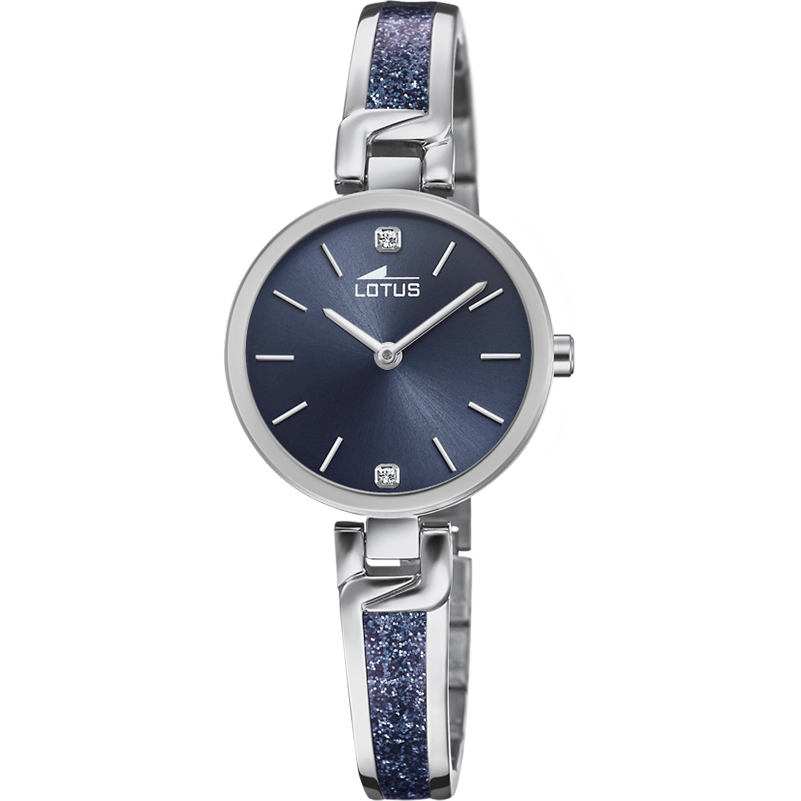 MONTRE LOTUS 18722 3 BLEU BRACELET D ACIER INOXYDABLE FEMME