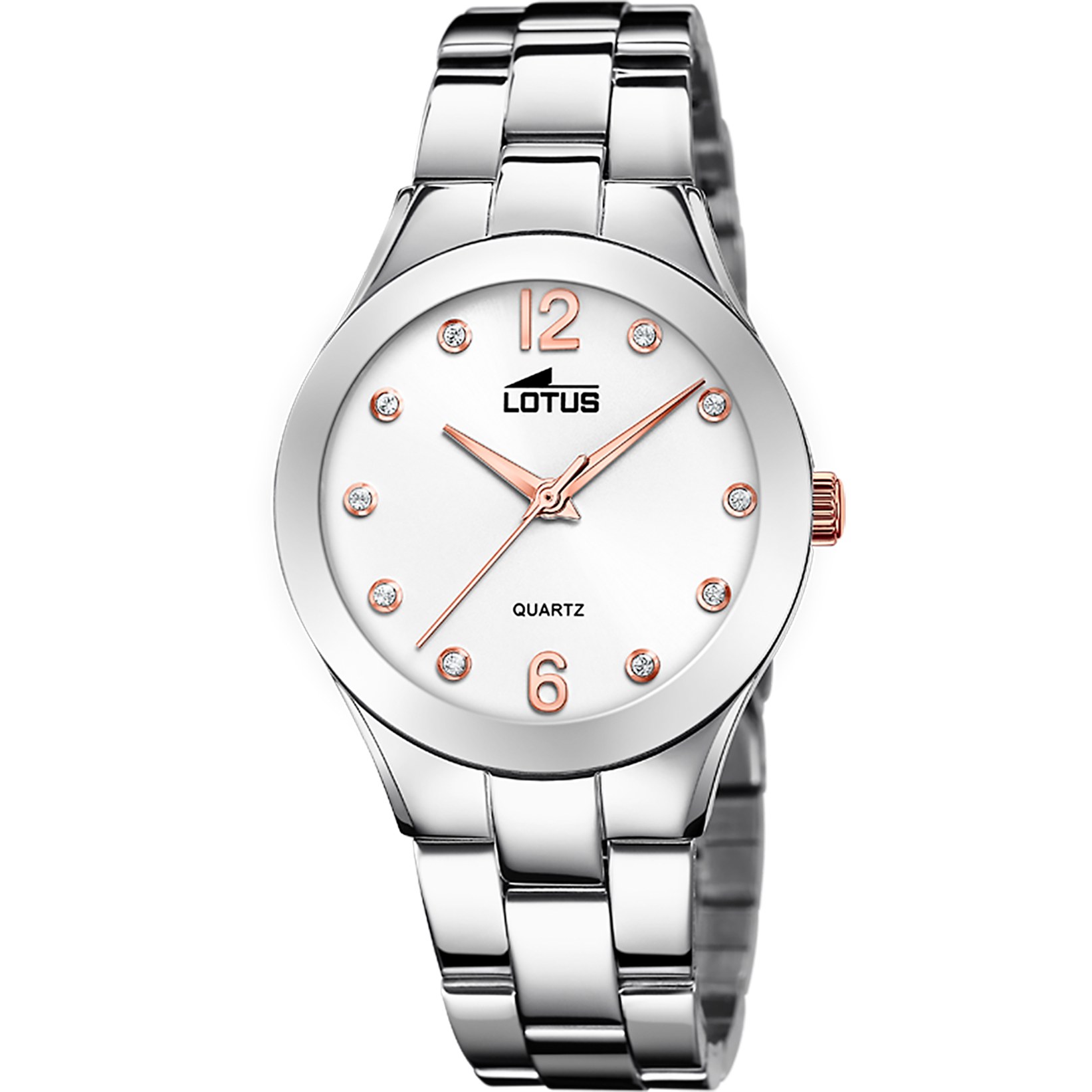Lotus Women Analogue Quartz Watch with Stainless Steel Strap 18749