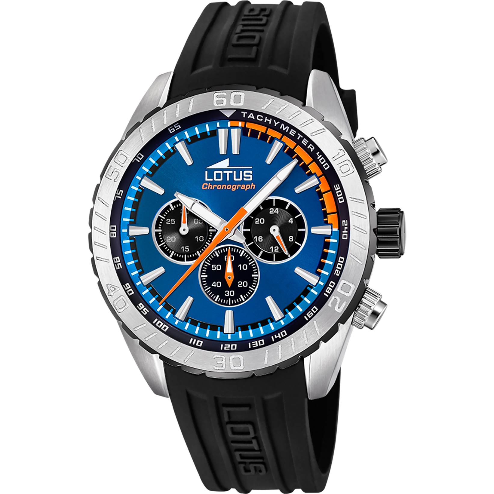 Lotus Orologio Cronografo Uomo 18944/3 - Acciaio E Gomma - Impermeabile 10 Bar (100m)