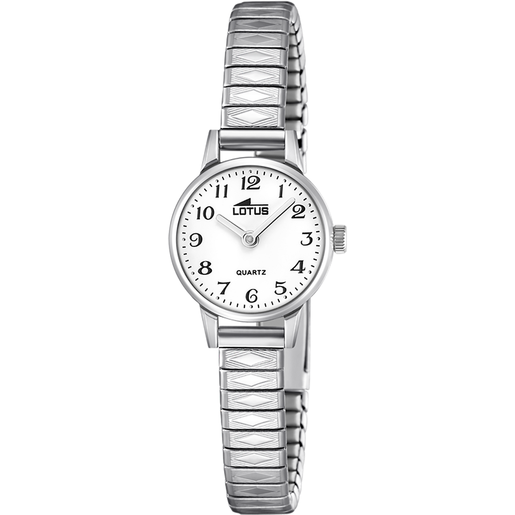 RELOJ LOTUS 18962/1 BLANCO CORREA DE ACERO INOXIDABLE 316L, MUJER