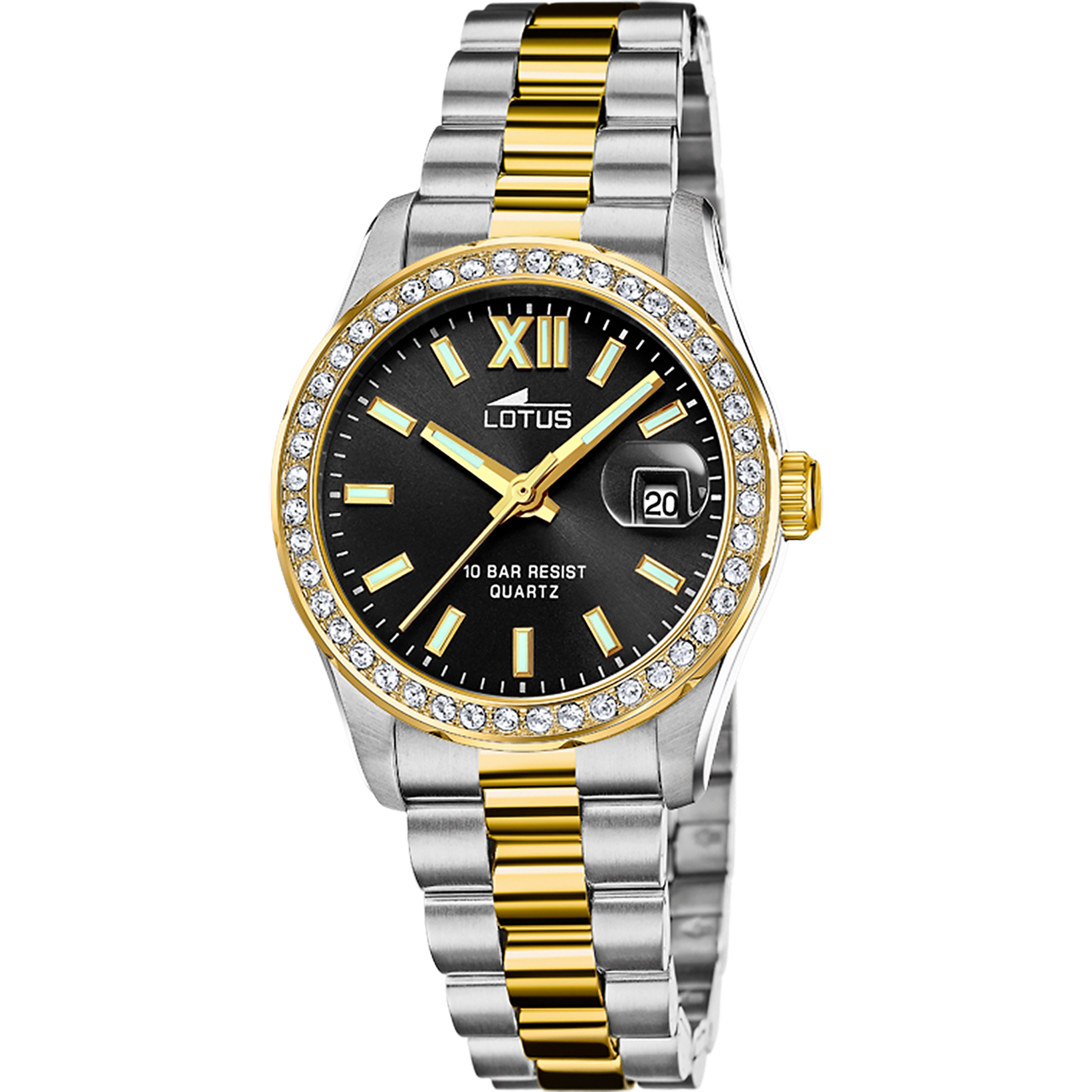 Lotus women's black Freedom stainless steel watch bracelet 18978/3