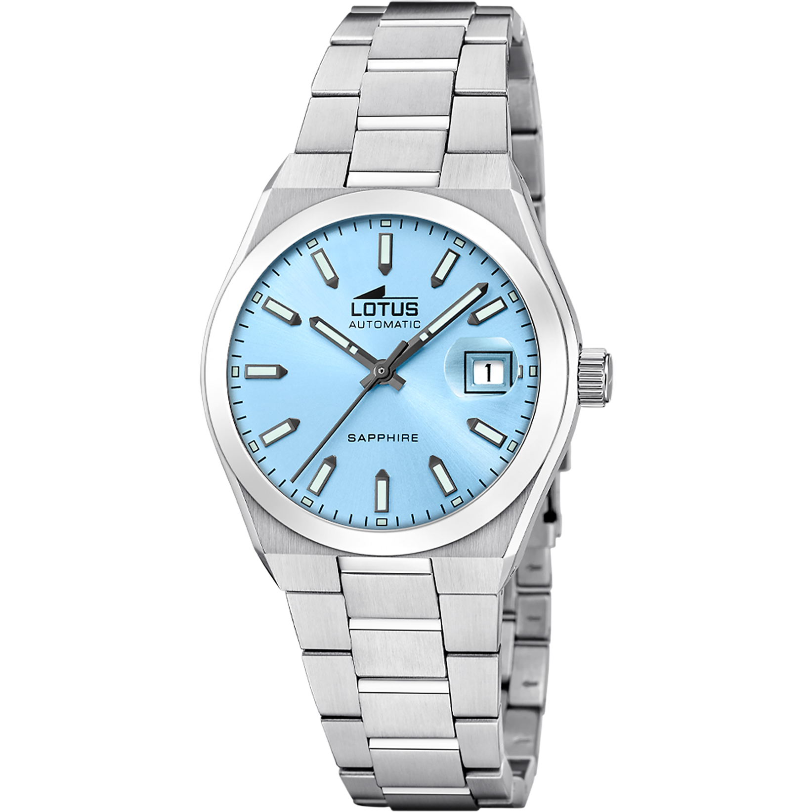 Reloj Lotus Automatic 18996/1 azul brazalete de acero inoxidable, hombre