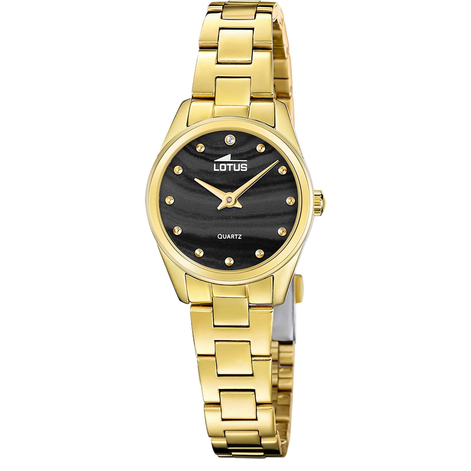 RELOJ DE MUJER LOTUS 2GETHER 19007/4 CON ESFERA NEGRA Y CORREA DE