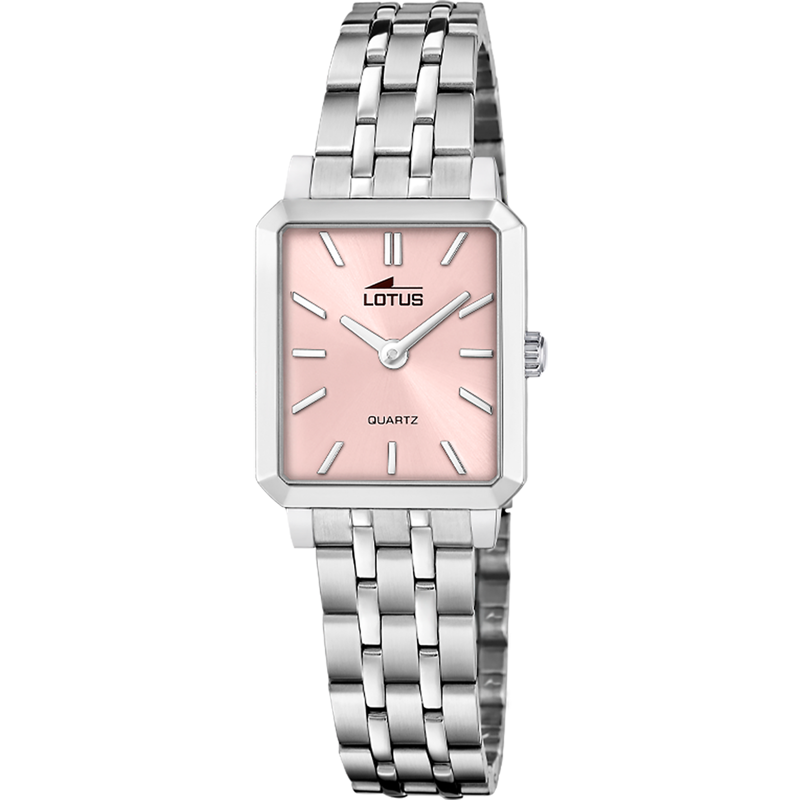 LOTUS Orologio Donna Analogico Acciaio Inox 316L Rosa - Movimento al Quarzo - Orologi Donna - Vetro Minerale Alta Resistenza - Impermeabile 5 ATM 18490/2