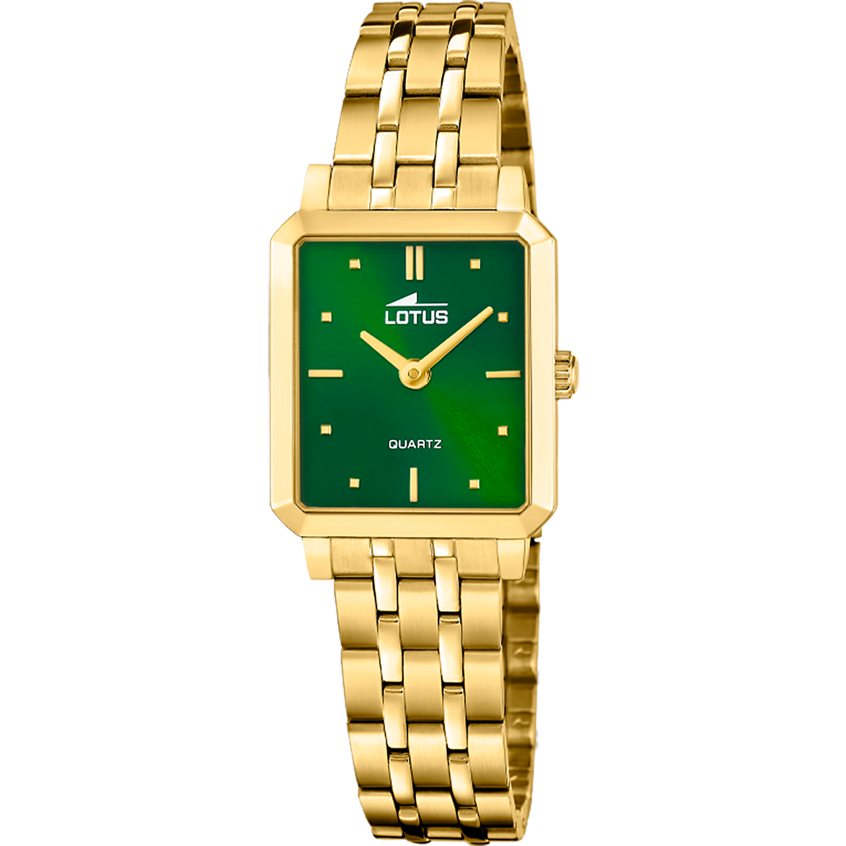 Reloj de mujer 2Gether verde con brazalete de acero 19009/5