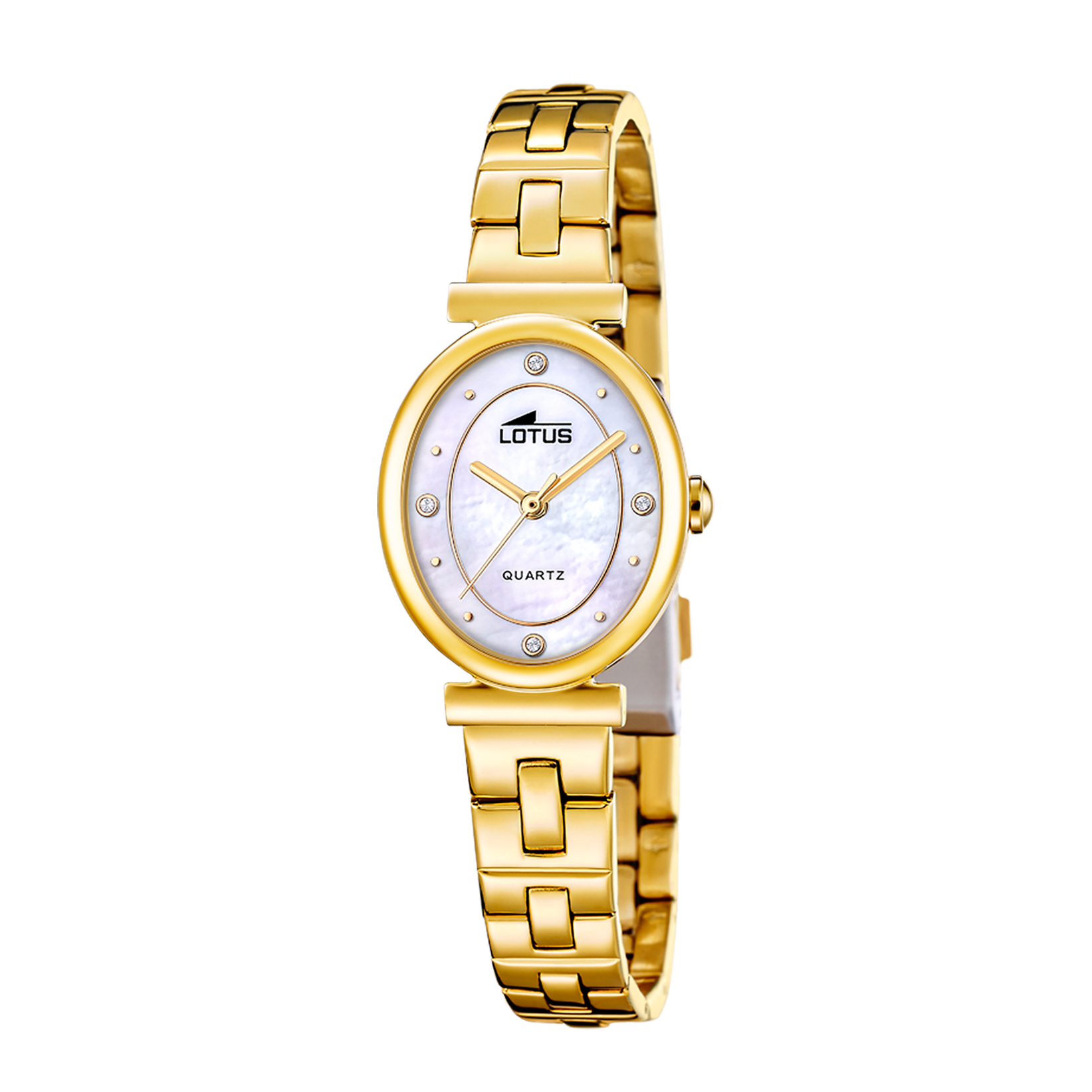 RELOJ DE MUJER 2GETHER BLANCO NACARADO CON CORREA DE ACERO 19018/1