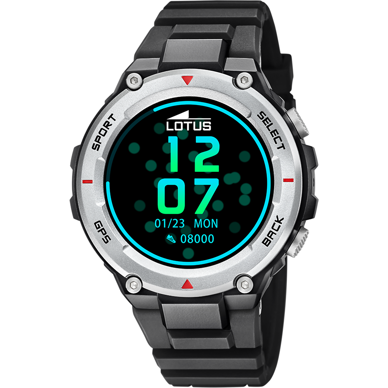 SMARTWATCH LOTUS 50024/2, CON GPS, CINTURINO IN GOMMA, BLUETOOTH, UOMO