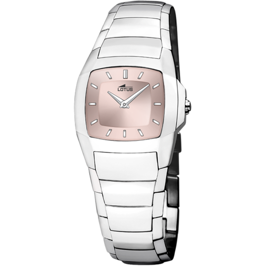 Reloj Lotus 15316h Rosa Correa De Acero Inoxidable 316l Mujer 9693