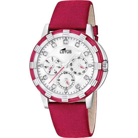 LOTUS DAMES WIT  HORLOGE 15746/D