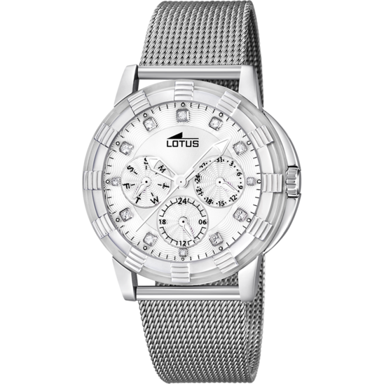 LOTUS WOMEN'S WHITE  STAINLESS STEEL WATCH BRACELET 15746/K