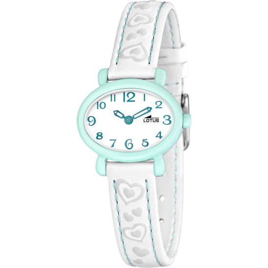 LOTUS KIDS'S WHITE OUTLET LEATHER WATCH BRACELET 15766/7