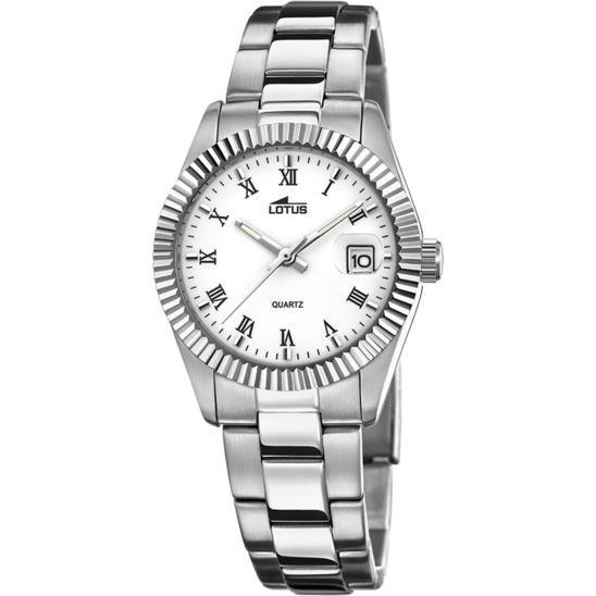 LOTUS WOMEN'S WHITE EXCELLENT STAINLESS STEEL WATCH BRACELET 15822/1