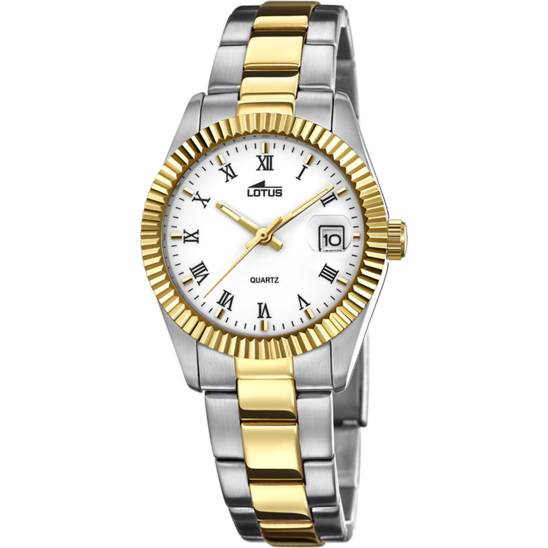 LOTUS WOMEN'S WHITE EXCELLENT STAINLESS STEEL WATCH BRACELET 15823/1