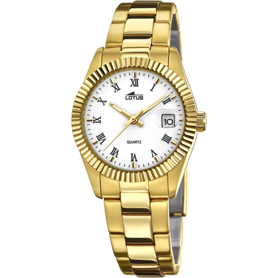 LOTUS WOMEN'S WHITE EXCELLENT STAINLESS STEEL WATCH BRACELET 15824/1