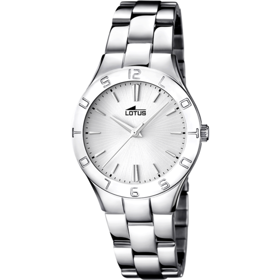 LOTUS WOMEN'S SILVER TRENDY STAINLESS STEEL WATCH BRACELET 15895/1