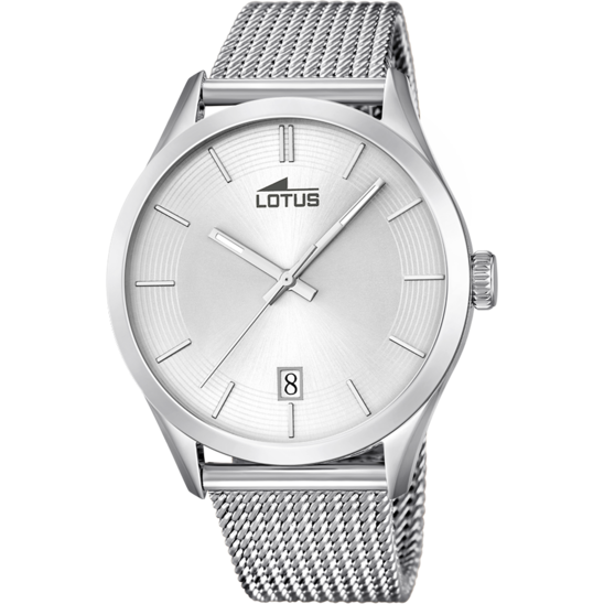 MONTRE LOTUS MINIMALIST 18108/1 ARGENT, BRACELET EN ACIER, HOMME